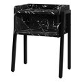 Monarch Specialties Accent Table, Side, End, Nightstand, Lamp, Living Room, Bedroom, Metal, Laminate, Black Marble Look I 3590